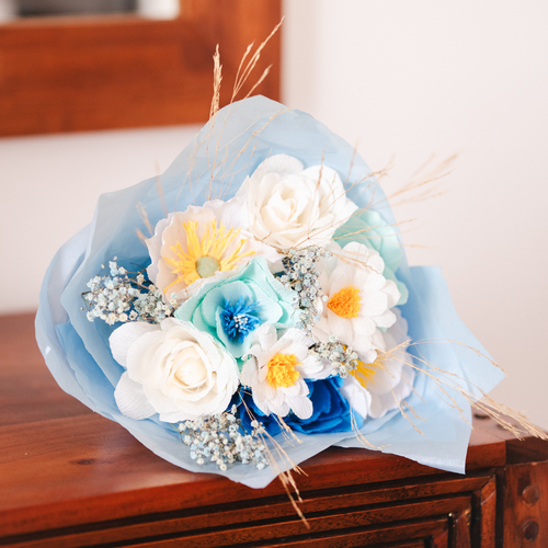 Bouquet composition - Rêve bleu