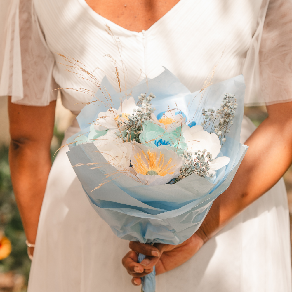 Bouquet composition - Rêve bleu