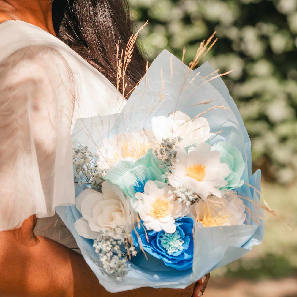 Bouquet composition - Rêve bleu