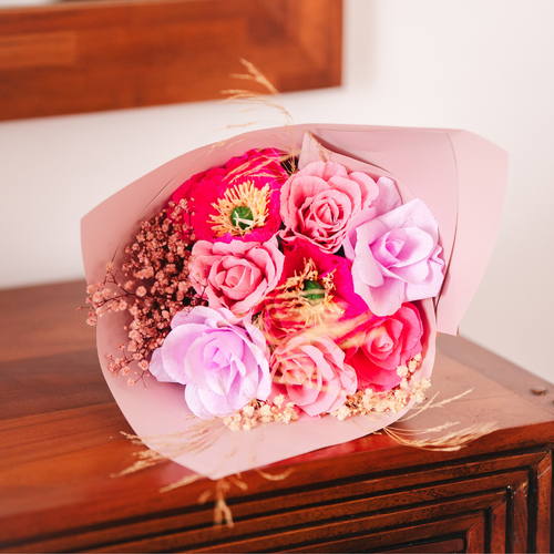 Bouquet composition - Poésie rose