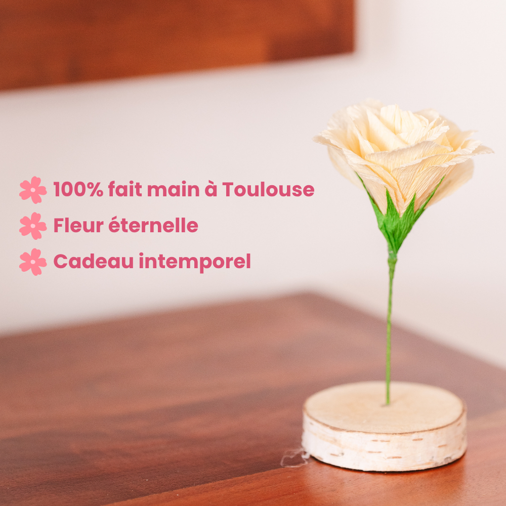 Rose signature - Ivoire