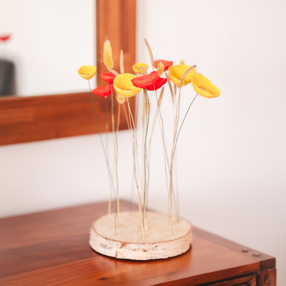 Jardin poétique – Rouge & Soleil