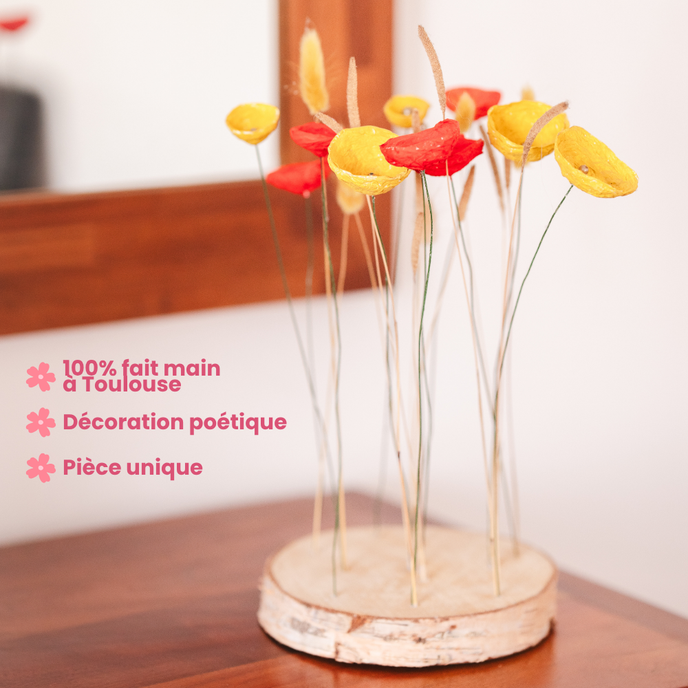Jardin poétique – Rouge & Soleil