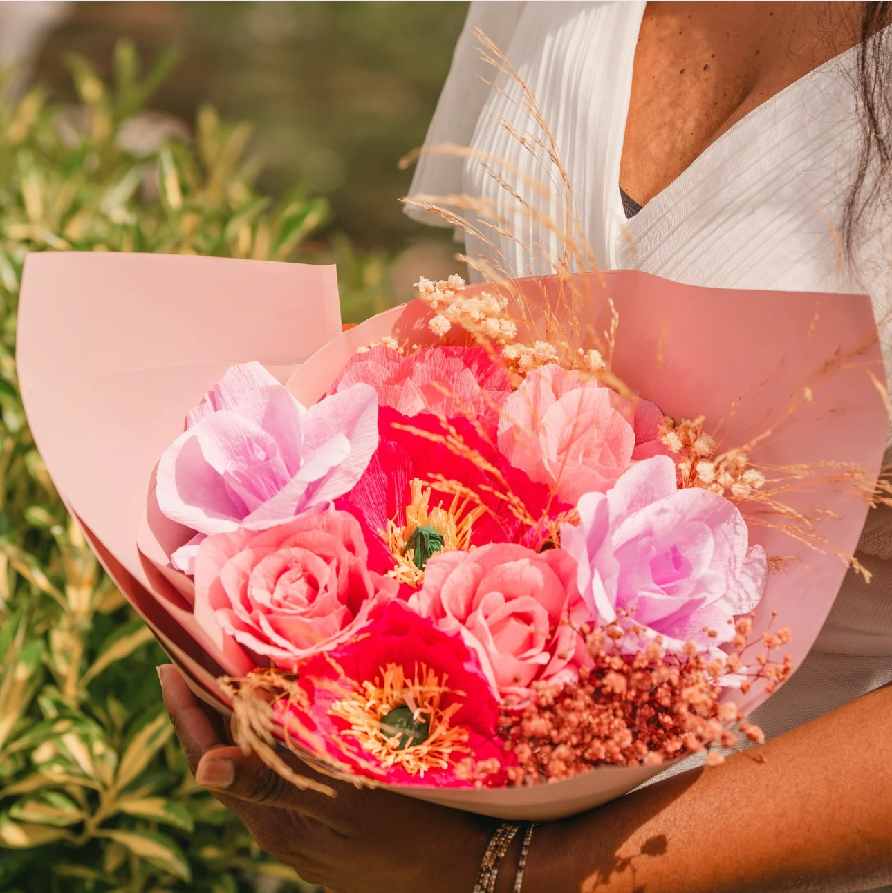 Bouquet composition - Poésie rose